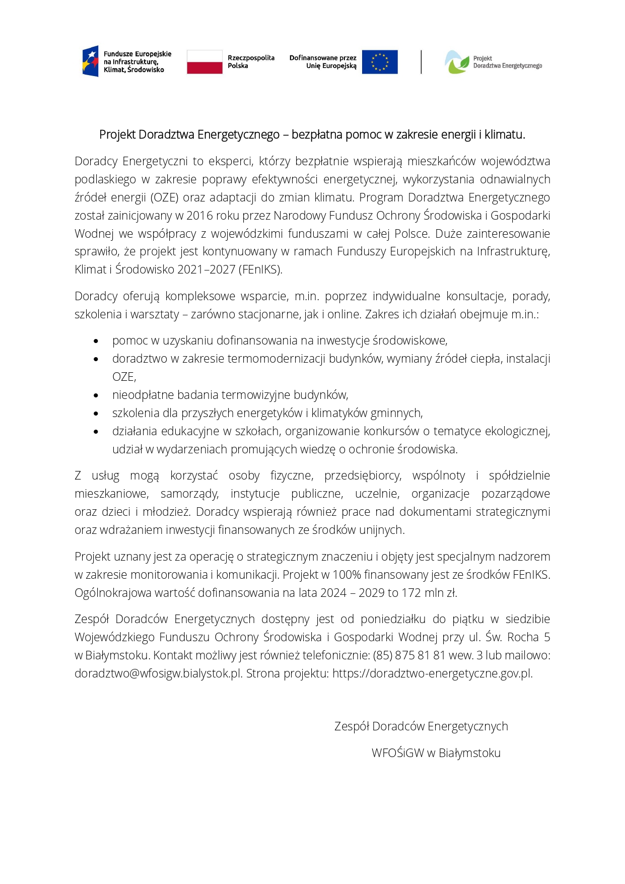 Projekt Doradztwa Energetycznego page 0001