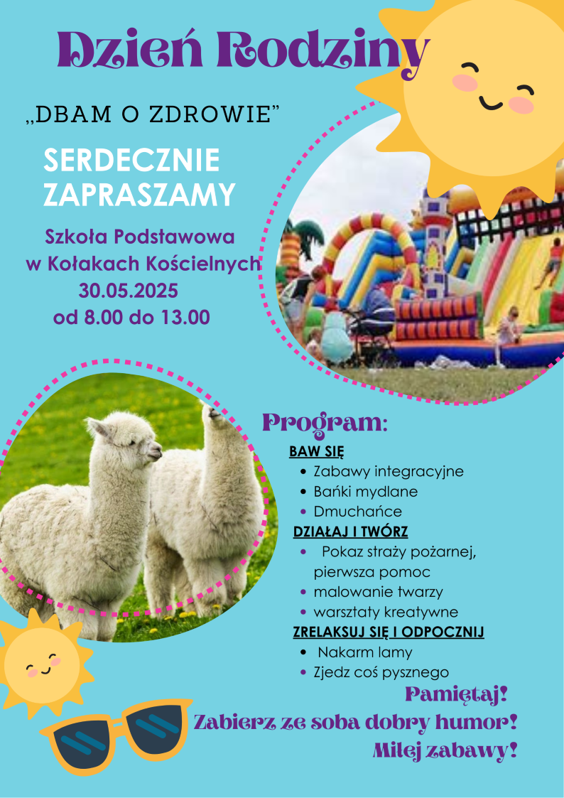 plakat na Dzień Rodziny